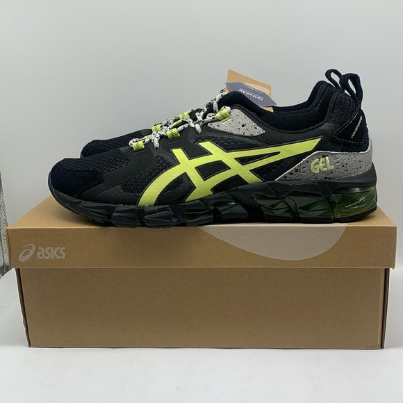 ASICS Gel Quantum 180 ‘Black/Glow Yellow' Size 13 Men 1201A259-002 - Picture 2 of 7